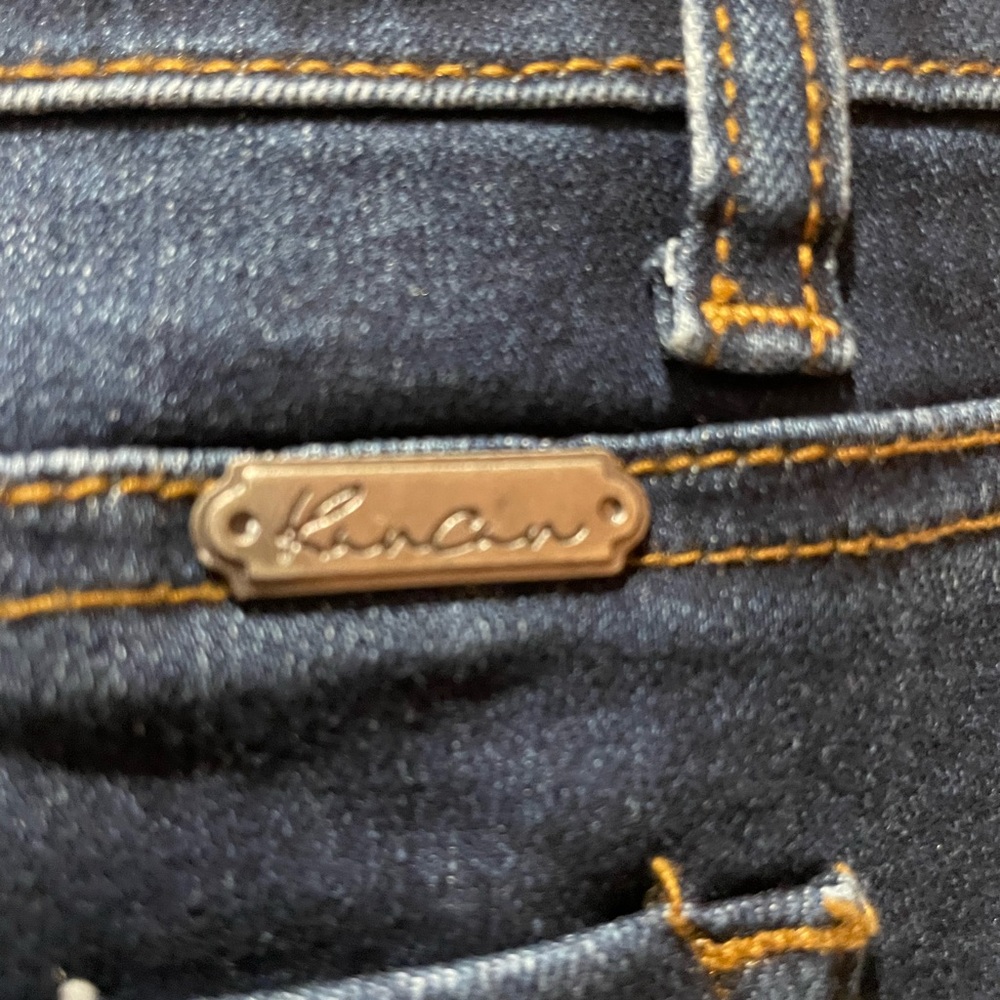 Kancan .Dark Blue Denim skirt .